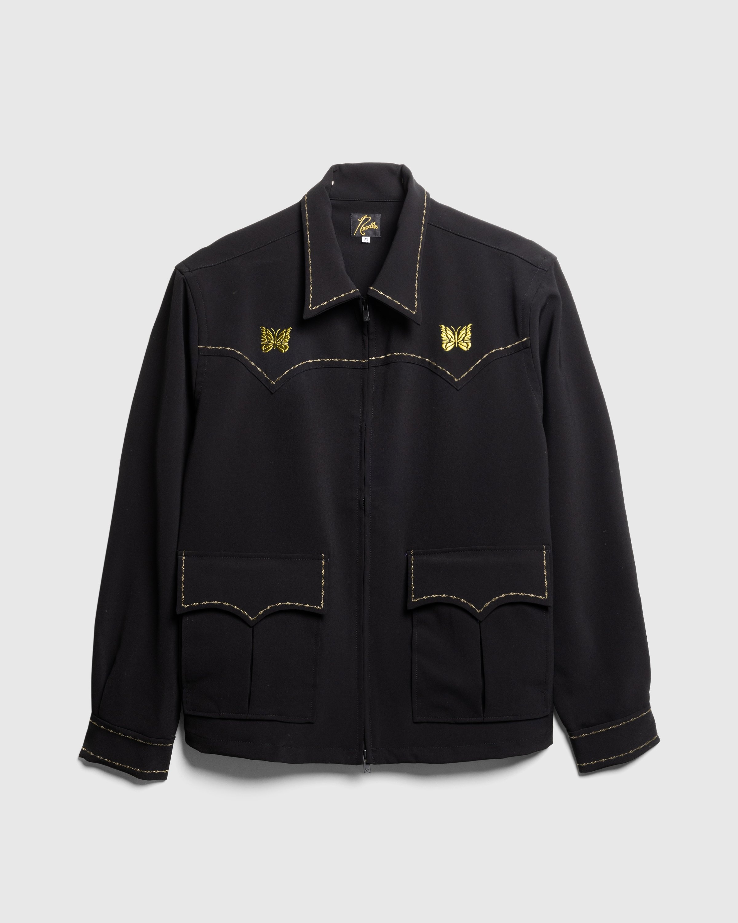 Needles – Double Cloth Western Sport Jacket Black | Highsnobiety Shop